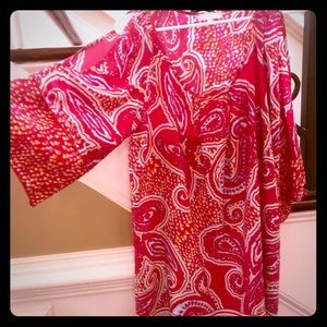 GLAM brand cold shoulder tunic dress